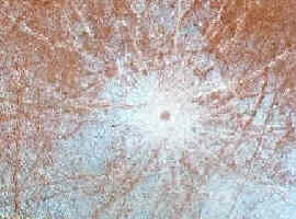 Pwyll: Icy Crater of Europa:April 17, 1997